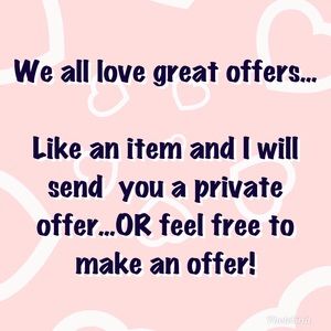 Feel free to make me an offer!